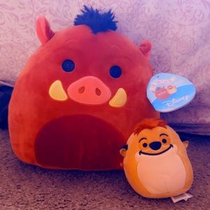 Timone and Pumba Squishmallow Set